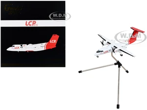 Bombardier Dash 8-200 Commercial Aircraft "LC Peru" White with Red Tail "Gemini 200" Series 1/200 Diecast Model Airplane by GeminiJets