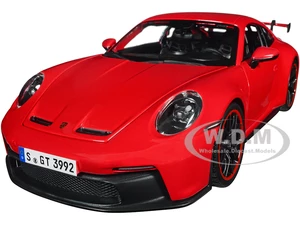 2022 Porsche 911 GT3 Red "Special Edition" 1/18 Diecast Model Car by Maisto