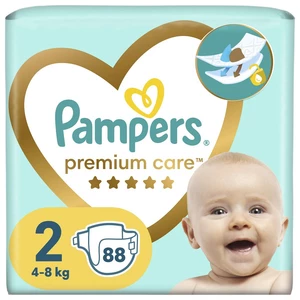 Pampers Premium Care plenky vel. 2, 4-8 kg, 88 ks