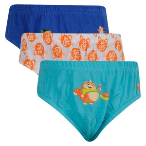 3PACK boys' briefs E plus M 44 Cats multicolor