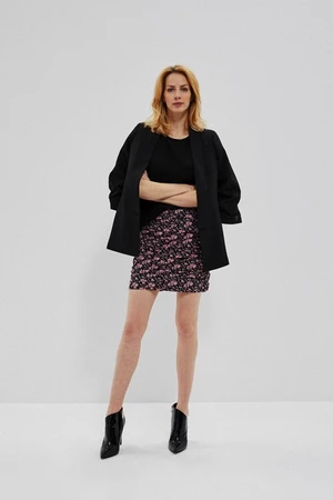 Pencil skirt with flowers