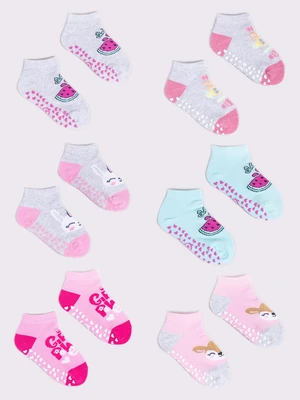 Yoclub Kids's 6Pack Girl's Ankle Socks SKS-0089G-AA0A-002