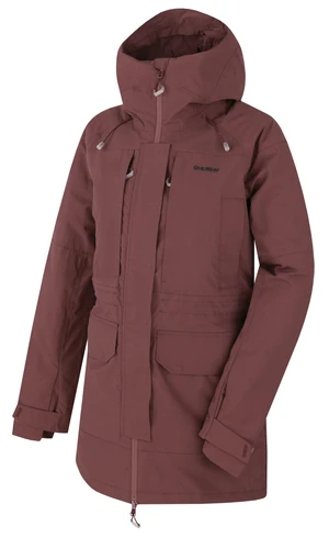 Women's hardshell jacket HUSKY Nigalo L dk. Wine