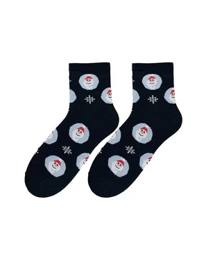 Bratex 2988 X-Mass Socks Women's 36-41 navy blue d-033