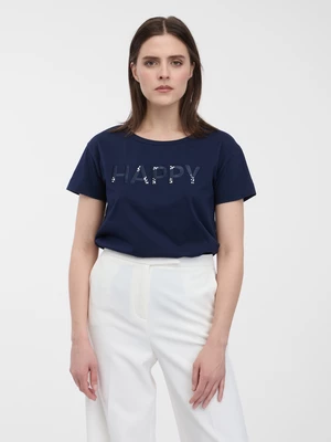 Orsay Tmavě modré dámské tričko - Dámské