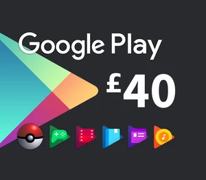 Google Play £40 UK Gift Card