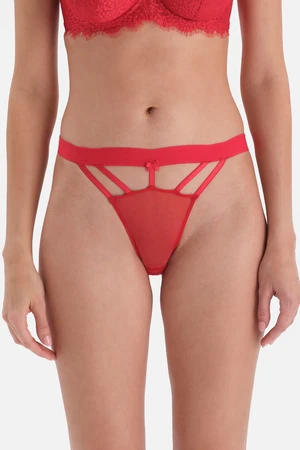 Dagi Red Thread Detailed Mesh Brazillian