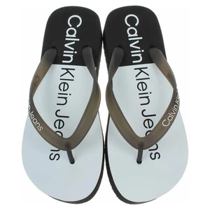 Dámské plážové pantofle Calvin Klein YW0YW00716 0GJ Black-White 39