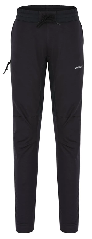 Husky Klassum K 134-140, black Dětské softshell kalhoty