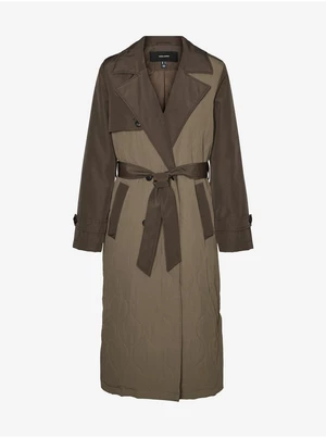 Dark brown trench coat VERO MODA Sutton - Ladies