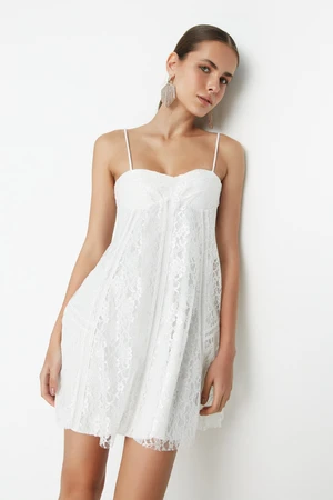 Trendyol Ecru Lace Wedding/Wedding Elegant Evening Dress