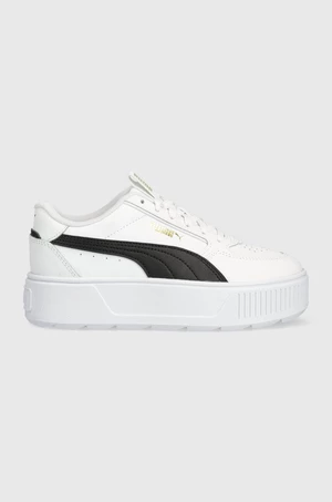 Dětské sneakers boty Puma Karmen Rebelle Jr bílá barva