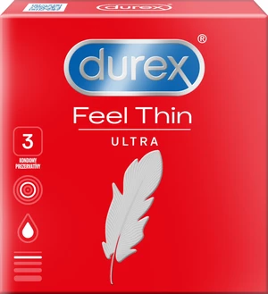 Durex Kondómy Feel Ultra Thin 3 ks
