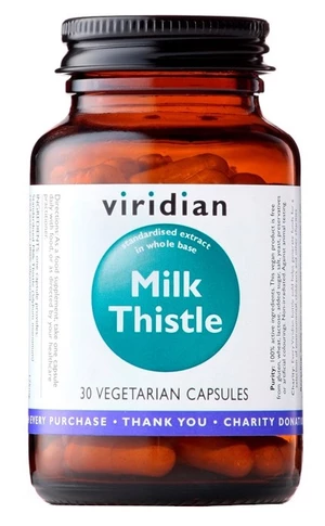 Viridian Milk Thistle 30 kapsúl