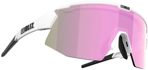 Bliz Breeze P52102-04 Matt White/Brown w Rose Multi plus Spare Lens Clear Cyklistické okuliare