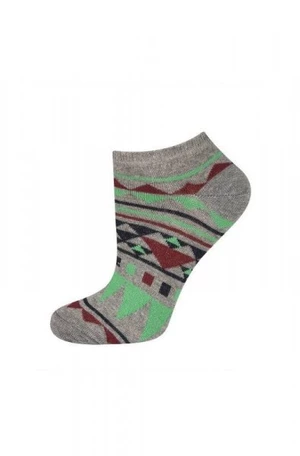 Soxo 67561 dámské kotníkové ponožky, se vzorem 35-40 šedá