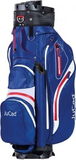 Jucad Manager Aquata Blue/White/Red Borsa da golf Cart Bag