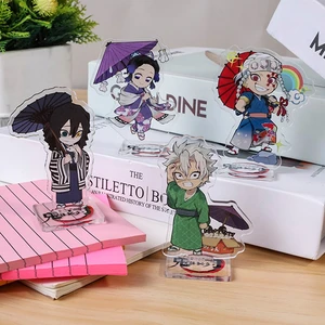 1PCS Anime Demon Slayer Kimetsu no Yaiba Acrylic Desk Stand Figures Models Figures Plate Holder Stand Model Plate Decor Gift