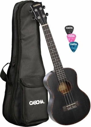 Cascha HH 2305L Ukulele tenore Black