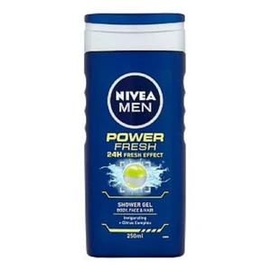 NIVEA Men Power Refresh Sprchový gel na tělo, tvář a vlasy 250 ml