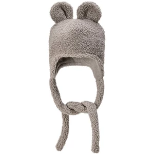 T-TOMI TEDDY Cap Grey čepice 0-3 months (33-36 cm) 1 ks