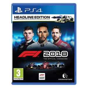 F1 2018: The Official Videogame (Headline Edition) [PS4] - BAZÁR (használt)
