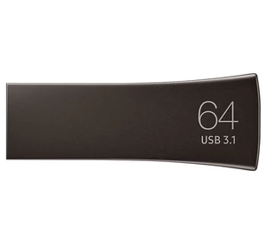 USB kulcs Samsung BAR Plus, 64GB, USB 3.1 - sebesség 200 MB/s (MUF-64BE4/EU), Gray