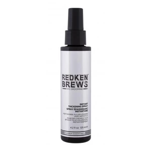 Redken Brews Instant Thickening Spray 125 ml objem vlasov pre mužov