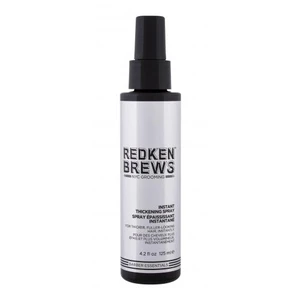 Redken Brews Instant Thickening Spray 125 ml objem vlasov pre mužov