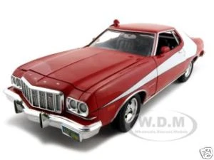 1974-1976 Ford Gran Torino "Starsky &amp; Hutch" 1975 Movie Diecast Car Model 1/18 by Greenlight