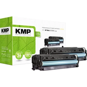 KMP H-T122D kazeta s tonerom Dual náhradný HP 304A, CC530A čierna 3500 Seiten kompatibilná sada 2 ks. tonera