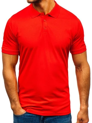 Tricou polo bărbați portocaliu Bolf 9025