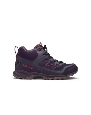 Viking Tind Mid GTX EU 41, mid grey/ruby red Dětské boty