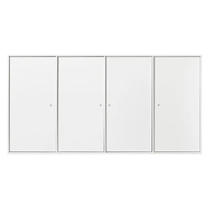 Biela nástenná komoda Hammel Mistral Kubus, 136 x 69 cm