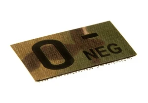 Nášivka krvná skupina IR Clawgear® – 0 -, Multicam® (Farba: Multicam®, Varianta: 0 -)