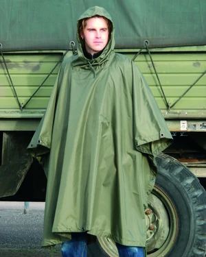 Pončo ripstop Mil-Tec® - zelené-olív (Farba: Olive Green )