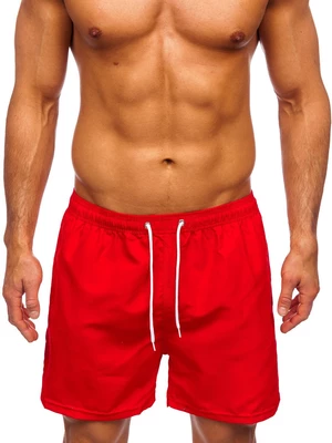 Červené pánské plavecké šortky Bolf YW02001
