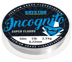 Kryston fluorocarbon incognito čirý 20 m - průměr 0,22 mm / nosnost 5 lb