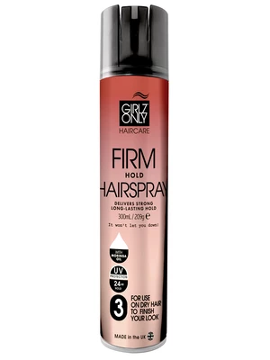 Lak na vlasy so silnou fixáciou Girlz Only Firm Hold Spray - 300 ml (119369) + darček zadarmo
