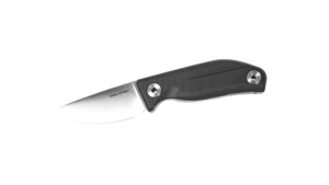 Nôž s pevnou čepeľou CVX-80 Real Steel® – Strieborná čepeľ - Satin, Čierna (Farba: Čierna, Varianta: Strieborná čepeľ - Satin)