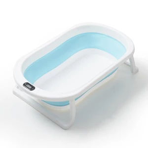 Portable Foldable Baby Bathtub Infant NewbornnBath Tub Temperature Sensitive
