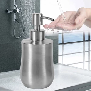 350Ml Cucurbit Shaped Liquid Soap Dispenser For Liquid Soap 304 Stainless Steel Bathroom Shower Lotion Dispenser Liquid