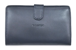 Kožená peněženka Valentini - tmavě modrá