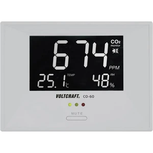 VOLTCRAFT CO-60 merač oxidu uhličitého (CO2) 0 - 3000 ppm