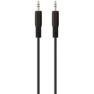 Belkin F3Y111bf2M-P jack audio prepojovací kábel [1x jack zástrčka 3,5 mm - 1x jack zástrčka 3,5 mm] 2.00 m čierna pozlá