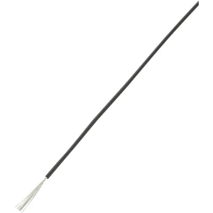 TRU COMPONENTS 1565233 opletenie / lanko LiY 1 x 1 mm² čierna 25 m