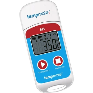 tempmate M1 teplotný datalogger  Merné veličiny teplota -30 do +70 °C        funkcia PDF