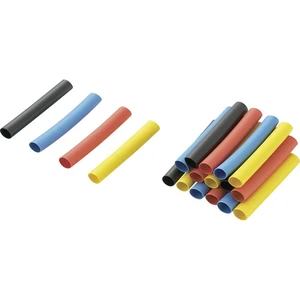 TRU COMPONENTS 1571320 sada zmršťovacých bužírok farebná 4.80 mm 2.40 mm Pomer zmrštenia:2:1 40 ks