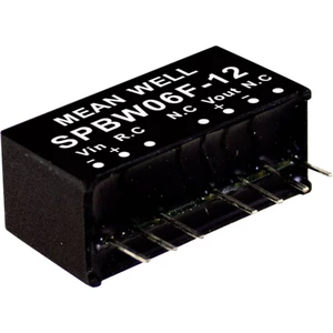 Mean Well SPBW06G-12 DC / DC menič napätia, modul   500 mA 6 W Počet výstupov: 1 x