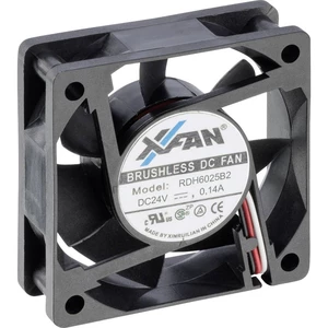X-Fan RDH6025B2 axiálny ventilátor 24 V/DC 33 m³/h (d x š x v) 60 x 60 x 25 mm